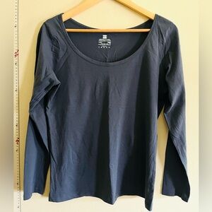 Pact Gray Blue Organic Cotton Tee